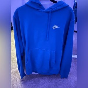 blue nike hoodie